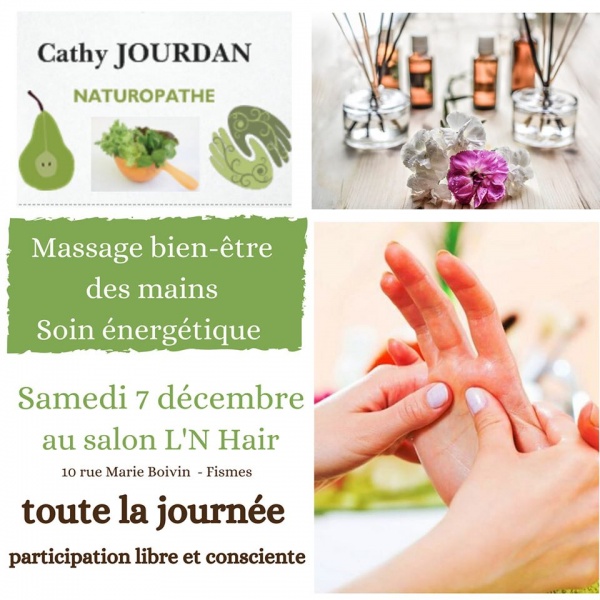 Journée massage Bien-être des mains à Fismes