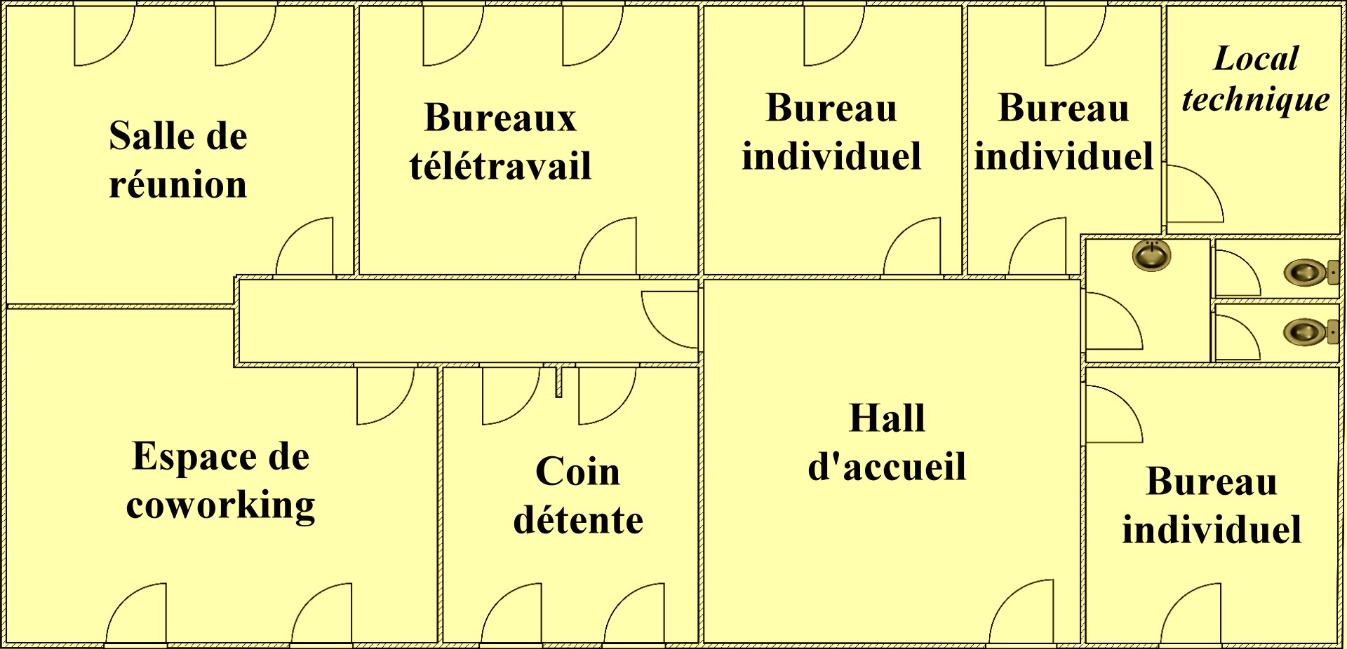 Plan des locaux